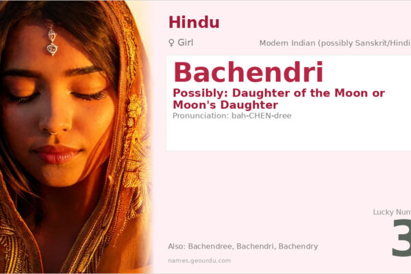 Bachendri Name Meaning — Origin, Gender & Details (2025)