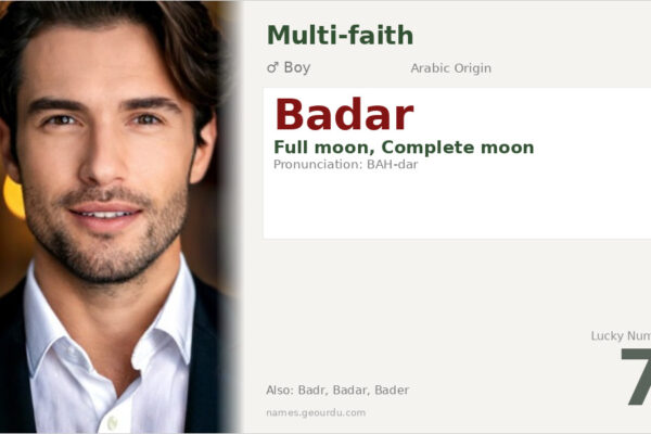 Badar Name Meaning — Arabic Origin, Full Moon & Cultural Significance (2025)