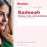 Badeeah Name Meaning and Details