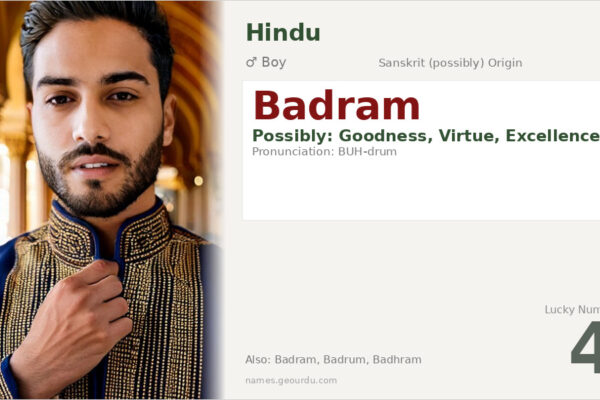 Badram Name Meaning — Origin, Gender & Details (2025)