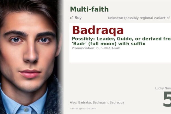 Badraqa Name Meaning — Origin, Gender & Details (2025)