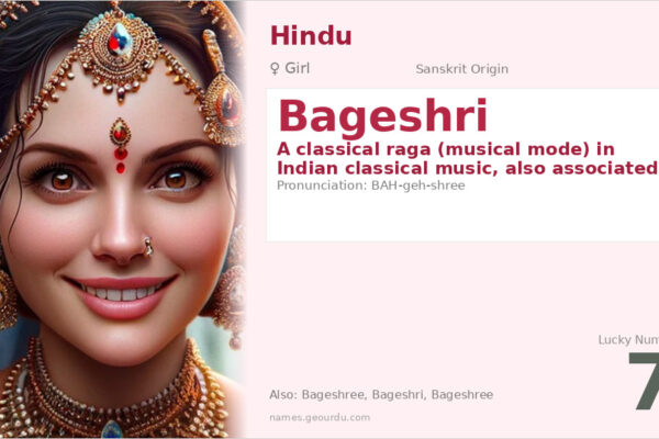 Bageshri Name Meaning — Sanskrit Origin, Musical Raga & Details (2025)