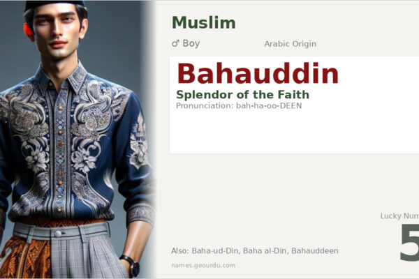 Bahauddin Name Meaning — Arabic Origin, Boy Name & Islamic Significance (2025)