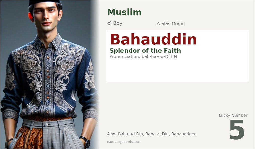 Bahauddin Name Meaning and Details