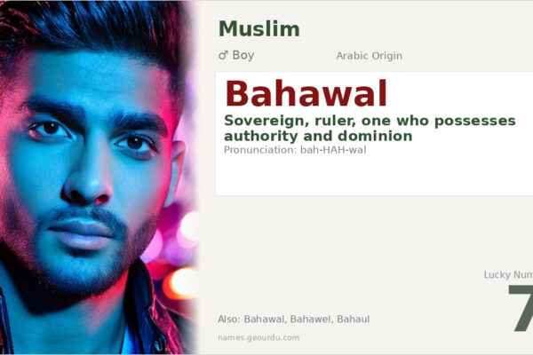Bahawal Name Meaning — Arabic Origin, Boy Name & Royal History (2025)