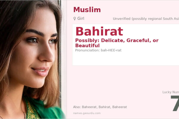 Bahirat Name Meaning — Origin, Gender & Details (2025)