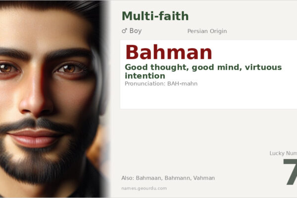 Bahman Name Meaning — Persian Origin, Boy Name & History (2025)