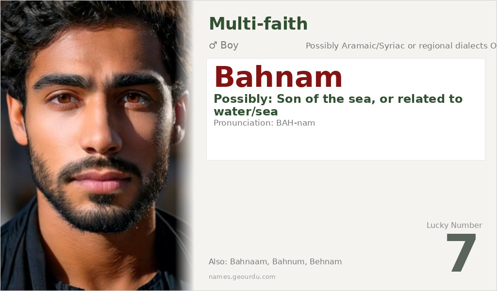 Bahnam Name Meaning and Details