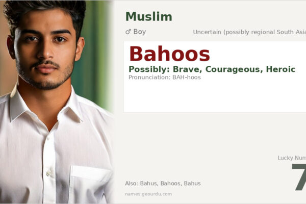 Bahoos Name Meaning — Origin, Gender & Details (2025)