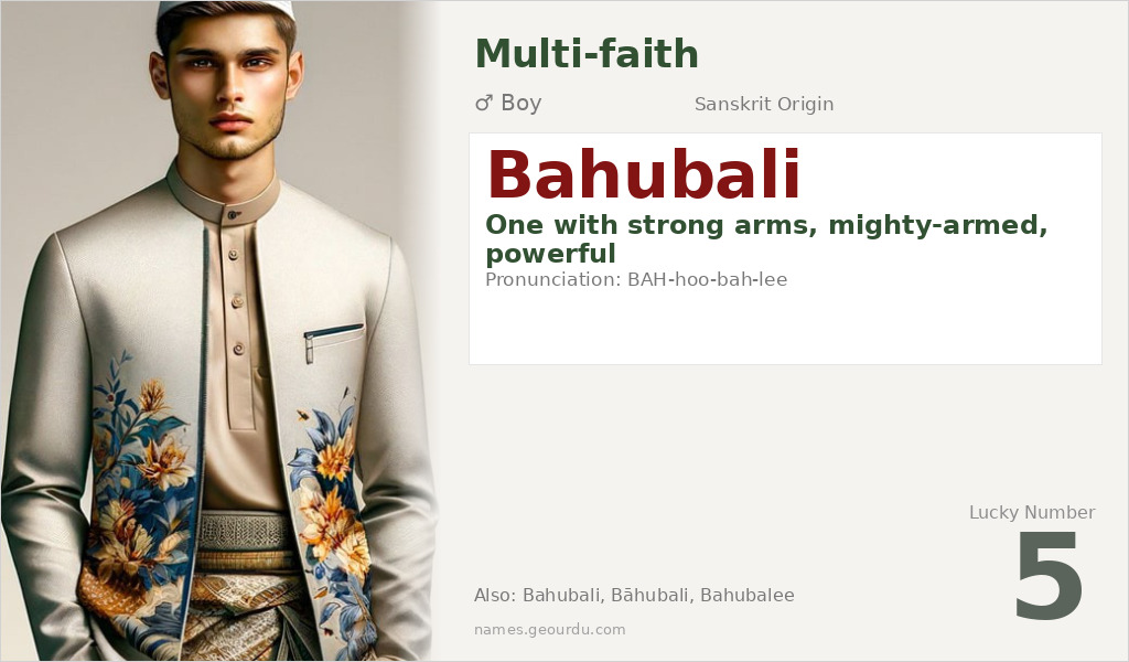Bahubali Name Meaning and Details