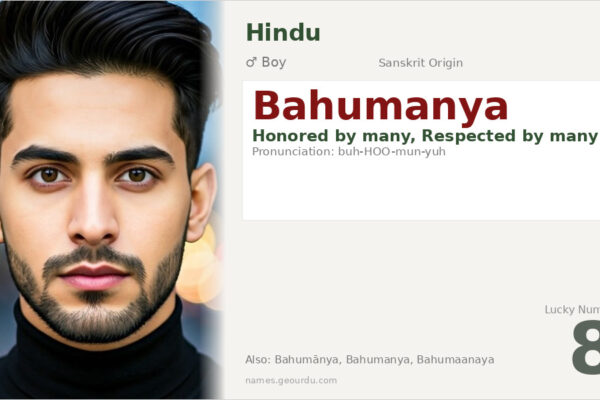 Bahumanya Name Meaning — Sanskrit Origin, Boy Hindu Name & Details (2025)