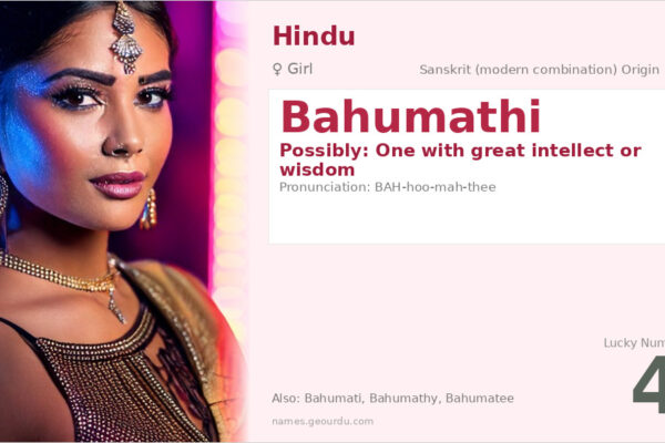 Bahumathi Name Meaning — Origin, Gender & Details (2025)