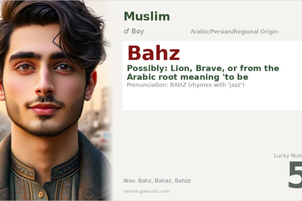 Bahz Name Meaning — Origin, Gender & Details (2025)