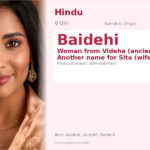 Baidehi Name Meaning and Details