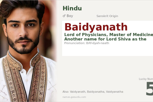 Baidyanath Name Meaning — Sanskrit Origin, Lord Shiva & Healing (2025)