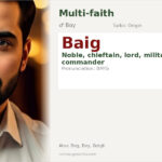 Baig Name Meaning and Details