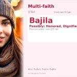 Bajila Name Meaning and Details