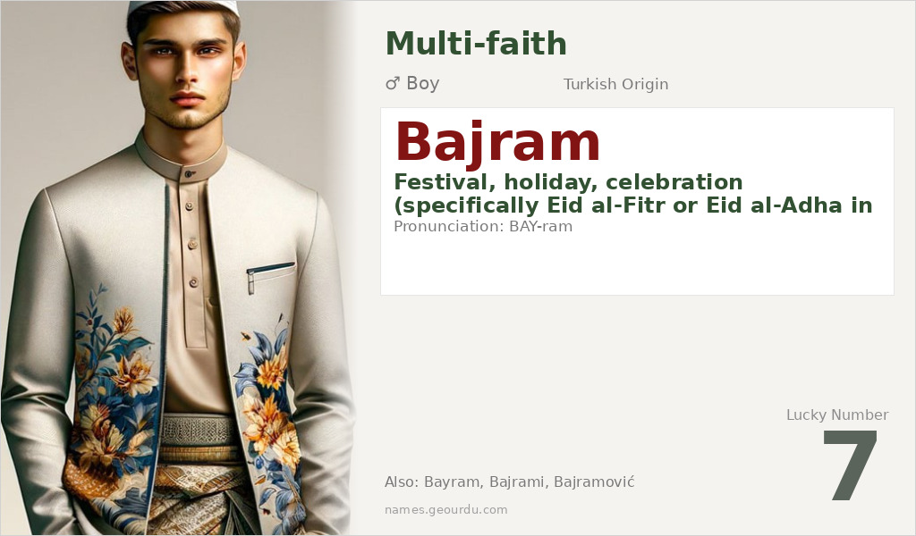 Bajram Name Meaning and Details