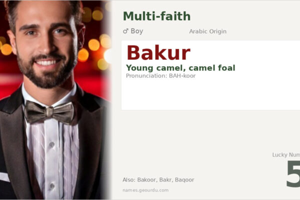 Bakur Name Meaning — Arabic Origin, Boy Name & Details (2025)