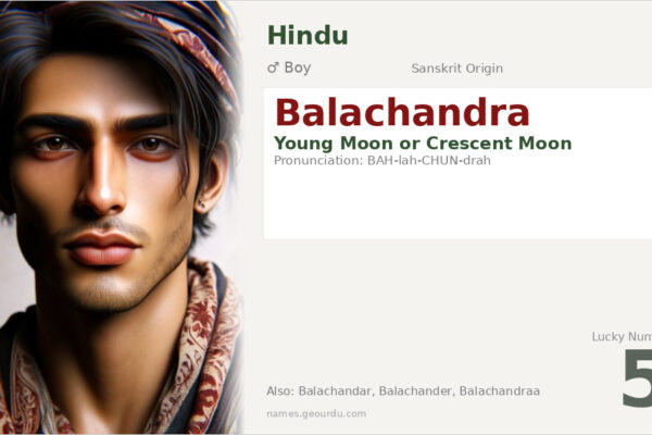 Balachandra Name Meaning — Sanskrit Origin, Boy Name & Details (2025)