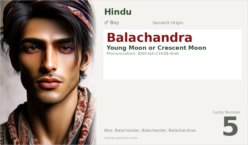 Balachandra Name Meaning and Details