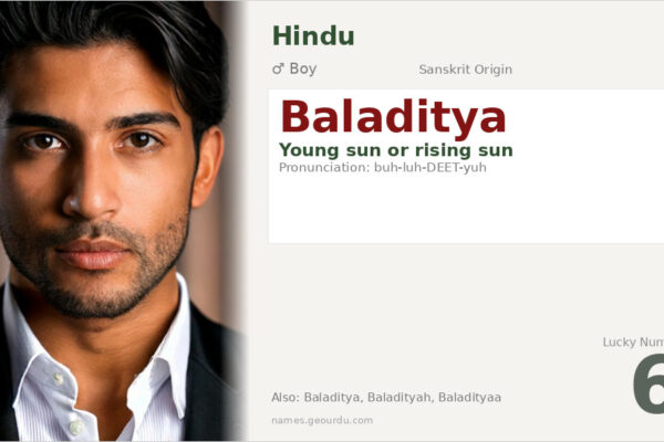 Baladitya Meaning — Sanskrit Origin, Boy Name & Royal History (2025)