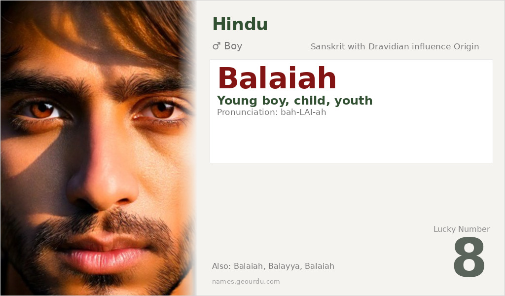 Balaiah Name Meaning and Details