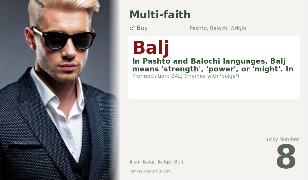 Balj Name Meaning and Details
