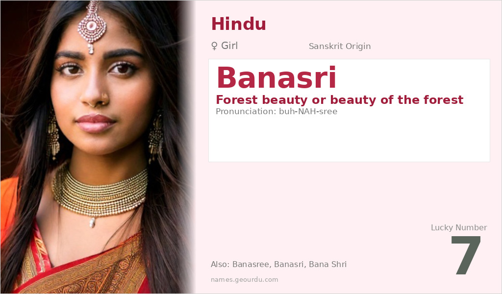 Banasri Name Meaning and Details