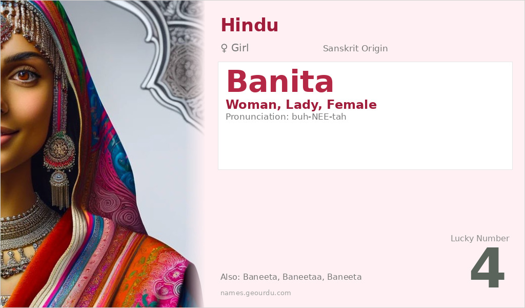 Banita Name Meaning and Details