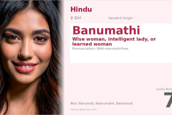 Banumathi Name Meaning — Sanskrit Origin, Girl Name & Details (2025)