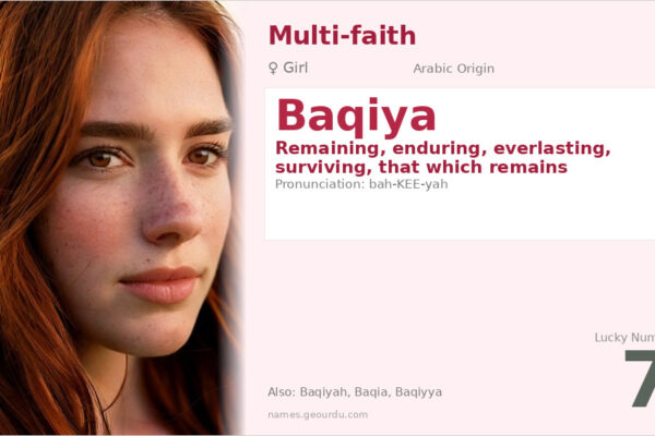Baqiya Name Meaning — Arabic Origin, Girl Name & Details (2025)