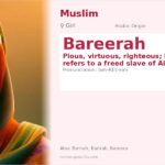 Bareerah Name Meaning and Details
