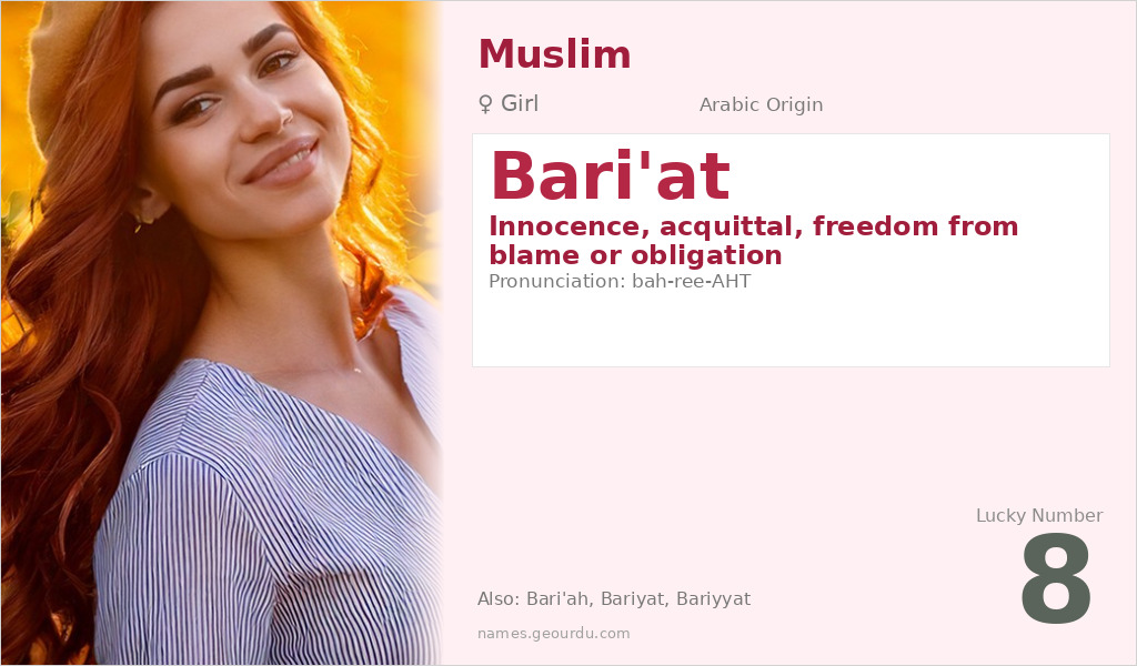 Bari'at Name Meaning and Details