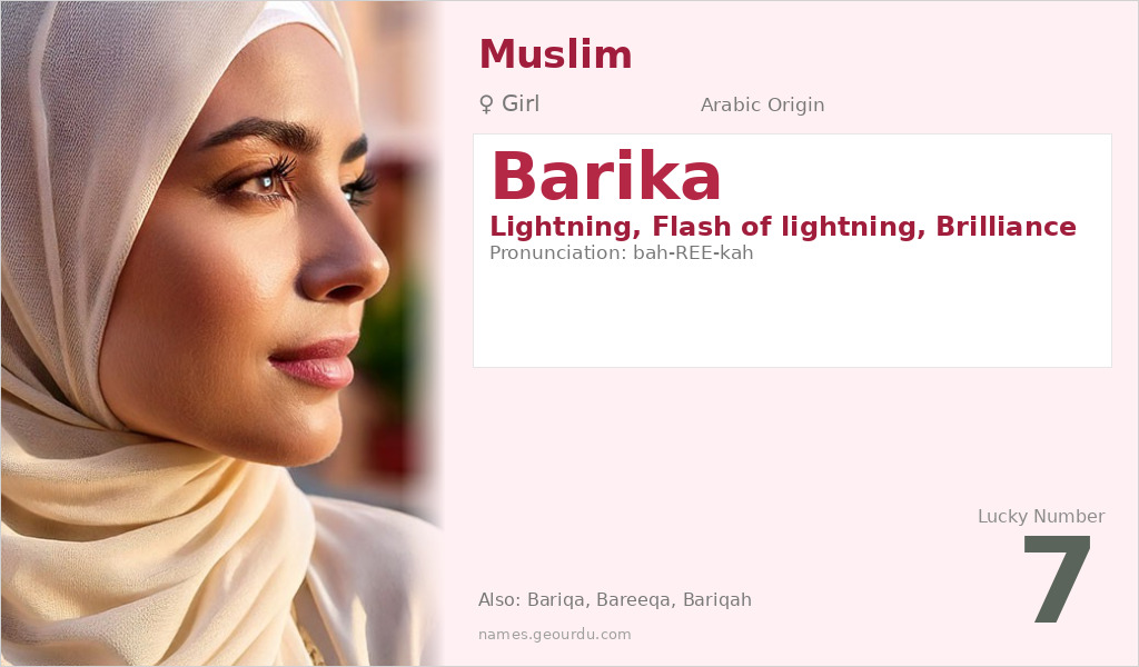 Barika Name Meaning and Details