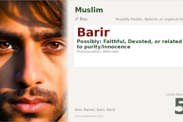Barir Name Meaning — Origin, Gender & Details (2025)