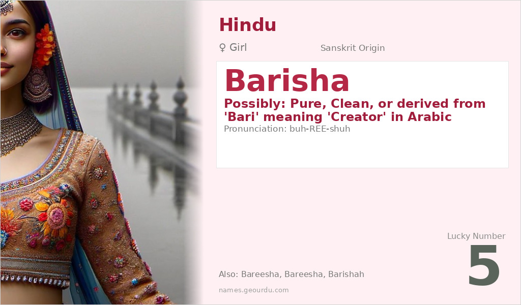 Barisha Name Meaning and Details