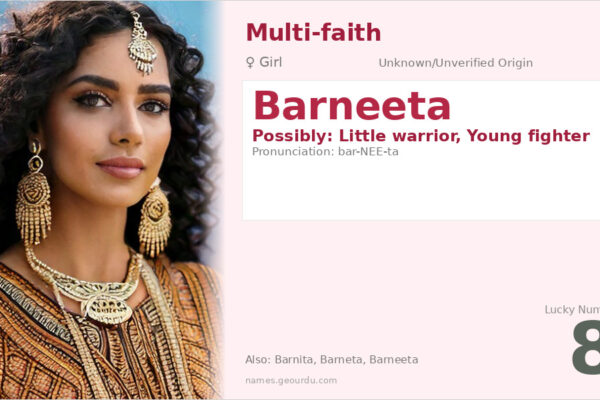 Barneeta Name Meaning — Origin, Gender & Details (2025)