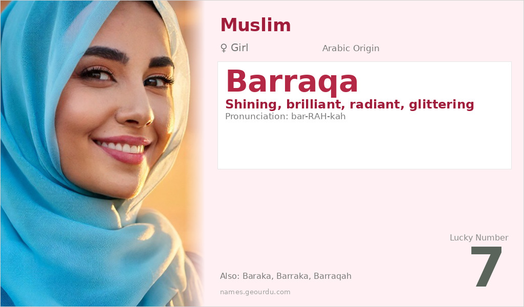 Barraqa Name Meaning and Details
