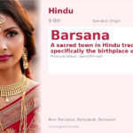 Barsana Name Meaning and Details