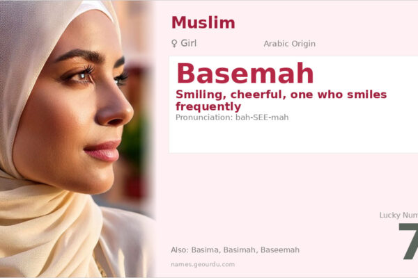 Basemah Name Meaning — Arabic Origin, Girl Name & Details (2025)