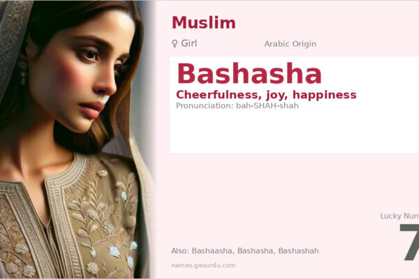 Bashasha Name Meaning — Arabic Origin, Girl Name & Details (2025)