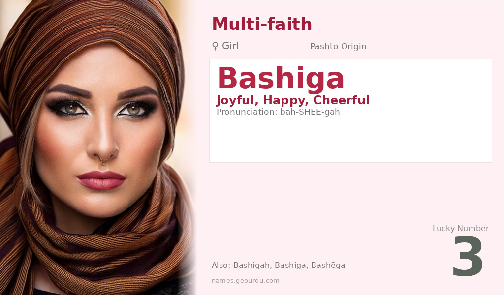Bashiga Name Meaning and Details