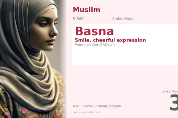 Basna Name Meaning — Arabic Origin, Girl Name & Details (2025)