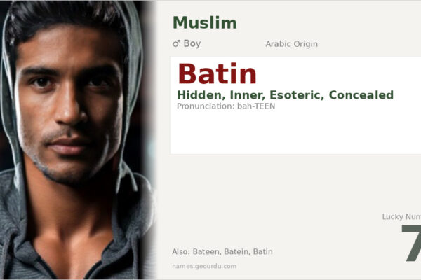 Batin Name Meaning — Arabic Origin, Hidden Significance & Details (2025)