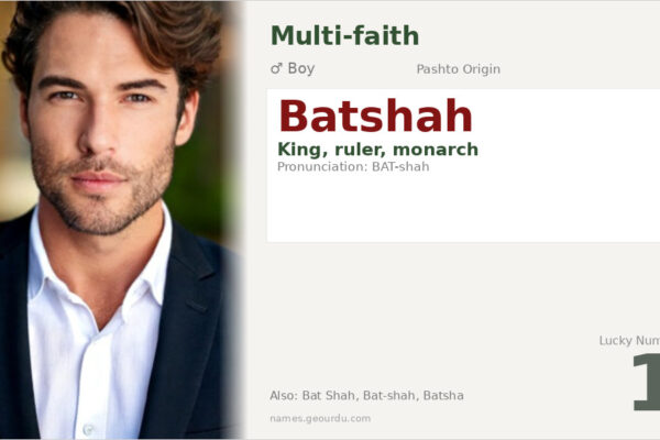 Batshah Name Meaning — Origin, Gender & Details (2025)