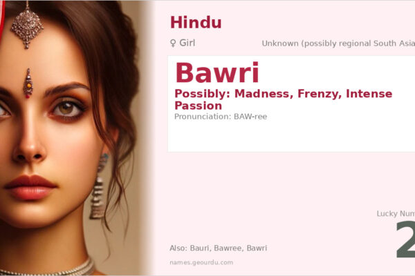 Bawri Name Meaning — Origin, Gender & Details (2025)