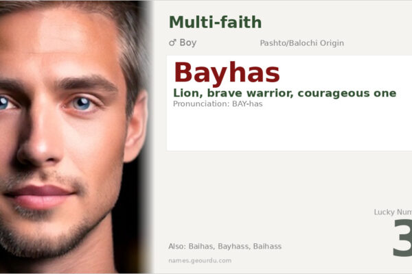 Bayhas Name Meaning — Origin, Gender & Details (2025)