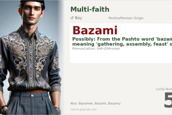 Bazami Name Meaning — Pashto/Persian Origin, Boy Name & Cultural Significance