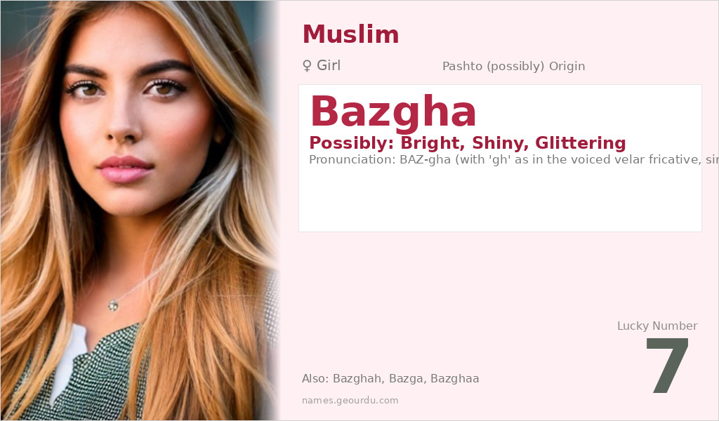 Bazgha Name Meaning and Details